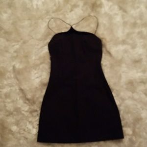 Black classic dress